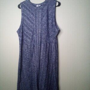 Gap Dress XXL Women Sleeveless Soft Stretch Blue